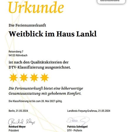 Ferienwohnung Lankl Im Bayerischen Wald Röhrnbach エクステリア 写真